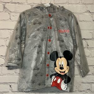 Kids Mickey Mouse Rain Jacket Sz 5